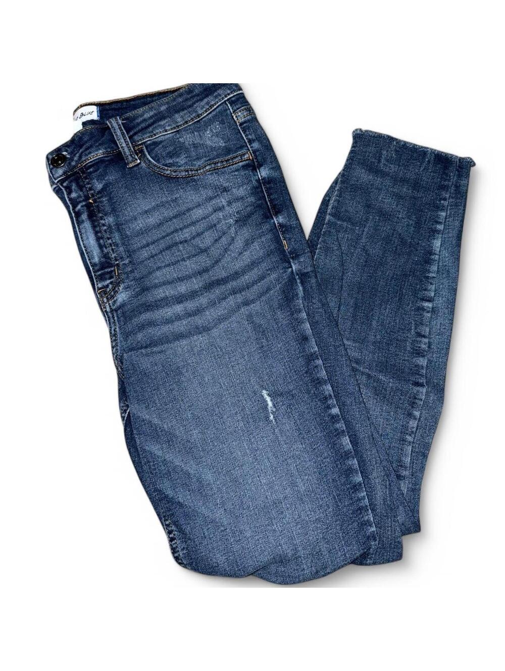 Studio Women's Blue and Navy Jeans